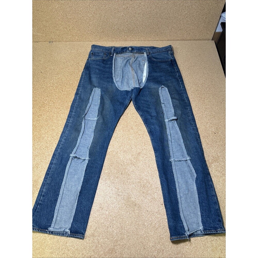 Studio U Umeh x Unai Reworked Levi’s Jeans Crotchless Cutouts London 40x30